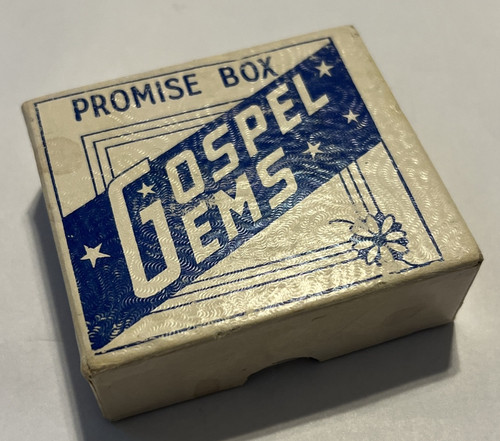 Vtg promise box - promise,