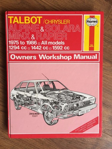 Talbot chrysler alpine - talbot,