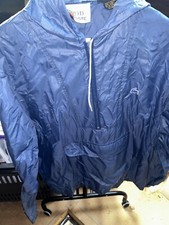 Vintage Deadstock Blue Lacoste Izod Half Zip Stone Cagoule Island Jacket Medium