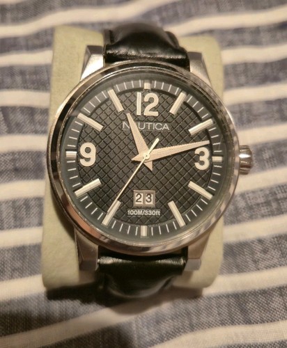 Nautica a13557g silver black - nautica, silver/black