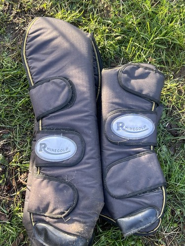 Rhinegold black travel boots - rhinegold,