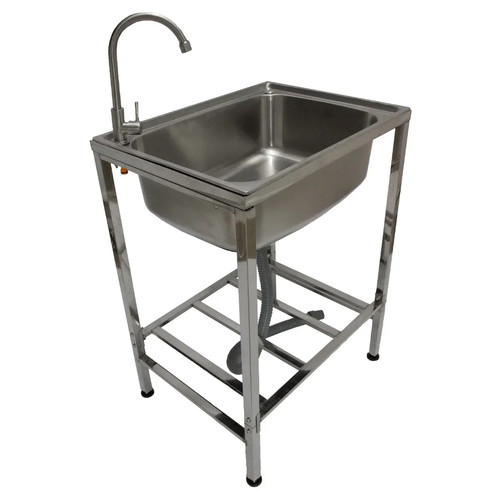 Camping sink with tap and - with,
