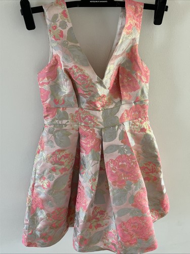 Pink moda skater dress - size, 8