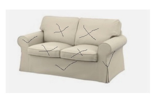 Used ikea ektorp - ektorp, cover