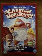 Captain Underpants: The First Epic Movie (DVD, 2017)
