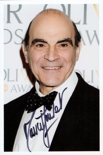 Sir david suchet signed 6x4 - sir,