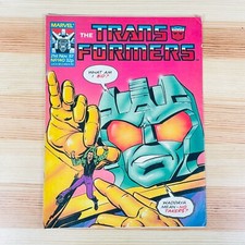 Transformers UK Marvel Comic back & Board Issue #140 80s Artwork