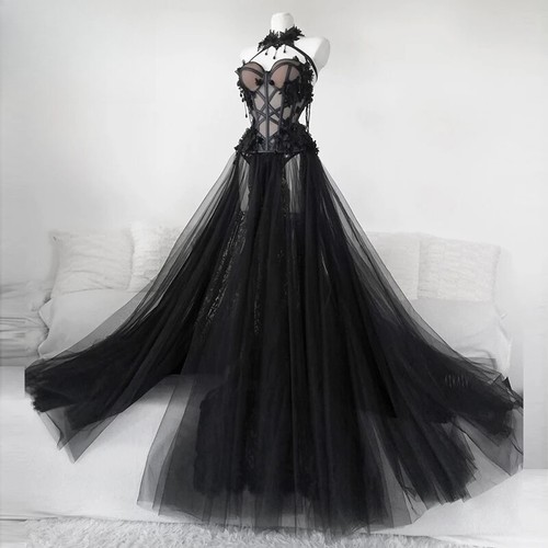 Gothic black long - gothic,