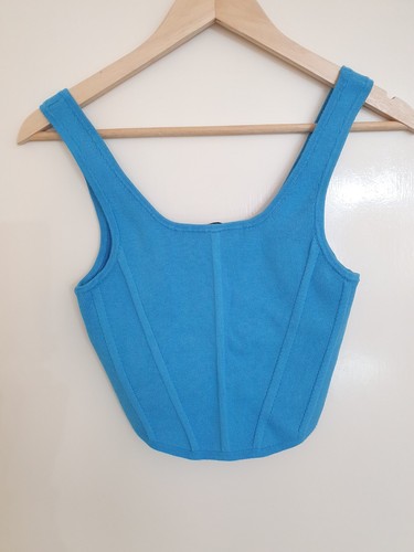 Jack wills blue crop top - crop,