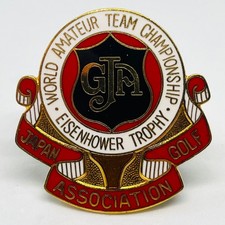 Eisenhower Trophy 2014 Japan World Amateur Team Golf Tournament Enamel Badge Pin