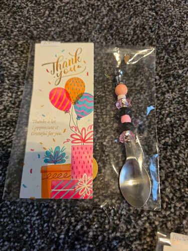 Silver decorative spoon - decorative,