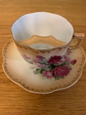 Victorian Moustache Cup Saucer