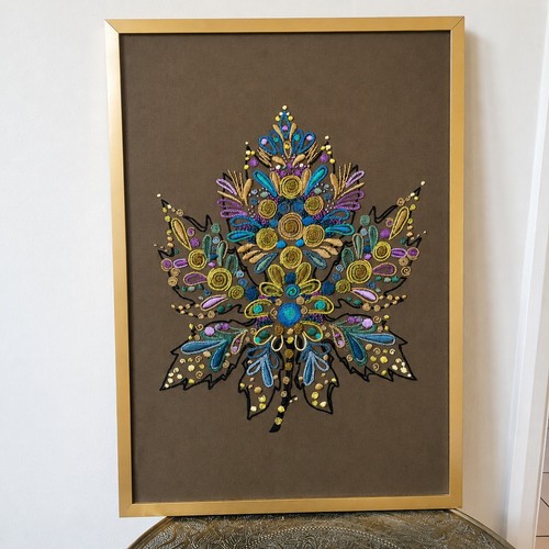 Vintage 1960s 70s - , embroidered