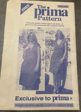Rare Sewing Pattern, Prima