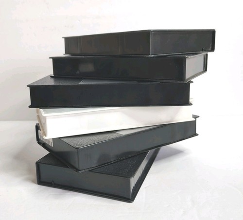 Vhs tape black white storage - vhs,