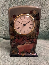 Moorcroft Berries and Finches Clock 