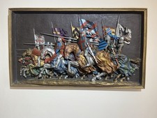 Marcus Designs Medieval Wall Plaque 1970s Vintage.Excellent used condition 