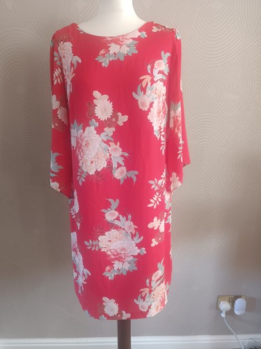 Wallis red floral kimono style - red,