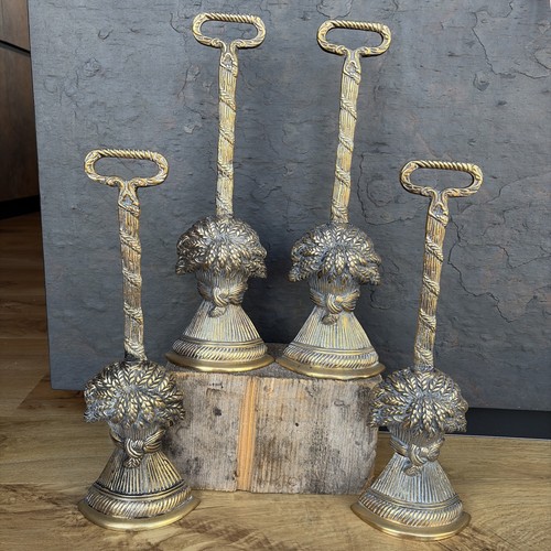 Pair antique brass - pair,