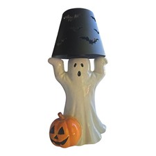 Vtg Halloween Ghost & Jack O