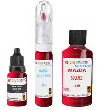MAZDA 41V SOUL RED MET PAINT TOUCH UP PEN/BRUSH SCRATCH CHIP REPAIR
