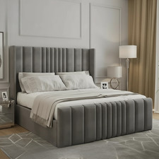 Crushed Velvet Divan Bed with