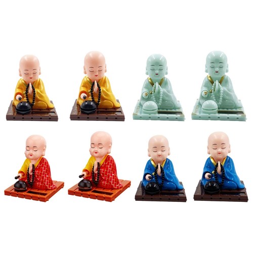 Little monk figurine solar - little,