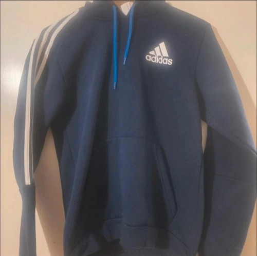 Adidas hoodie navy blue mens - adidas,