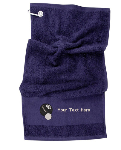 Lawn bowls towel cotton any - cotton,