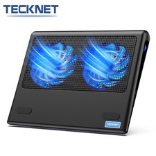TECKNET Laptop Cooling Pad, 12"-16" Laptop Cooler with 2 Ultra Quiet Fans, Gami