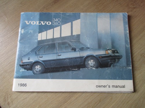 Volvo 340 360 owner - volvo,