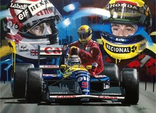 Nigel Mansell  Ayrton Senna