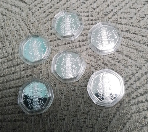 2009 proof token 50p - proof, kew