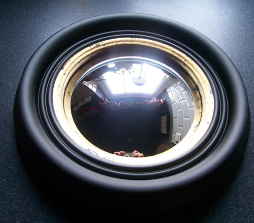 Antique design black round - black,