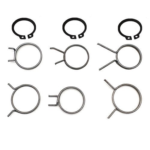 Door handle springs - door, with