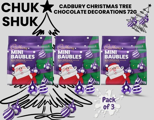 Cadbury mini baubles 72g dairy - cadbury,