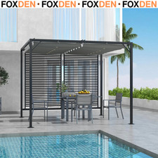 3 x 2.8m Metal Pergola with