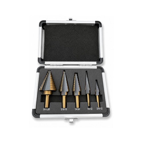 5pc step drill - drill, set