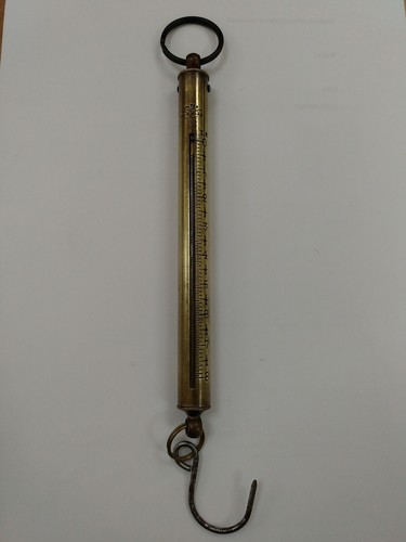 Antique brass salter - antique, 8lb