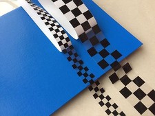 CLEAR LAMINATED CHEQUERED TAPE