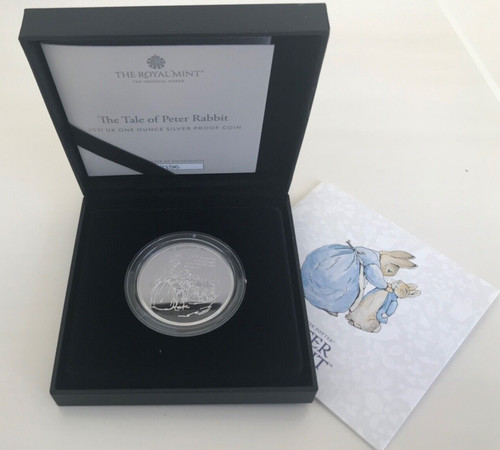 Peter rabbit coin silver - rabbit,