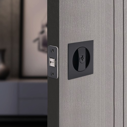 Square sliding door lock - door,