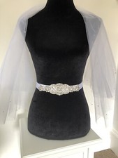 Beautiful Bridal Bridesmaid Rhinestone Belt Sash