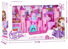 New Zuru Sparkle Girlz Princess Castle Playset with accessories and  Figure.