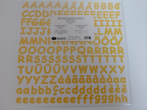Creative memories alphabet - memories,