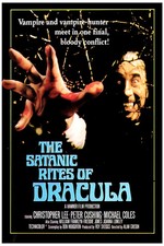 Hammer Film "The Satanic Rites Of Dracula" 1974 Film Poster Modern Postcard