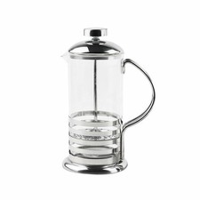 Coffee Maker Glass Stainless Steel Cafetiere French Filter Plunger 350ml / 3-cup