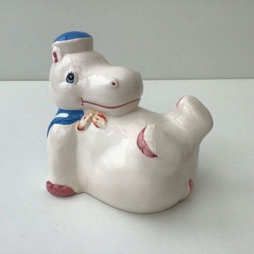 Ceramic hippo hippopotamus - ceramic,