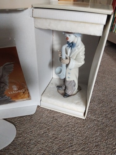 Lladro 5471 sad sax - lladro,