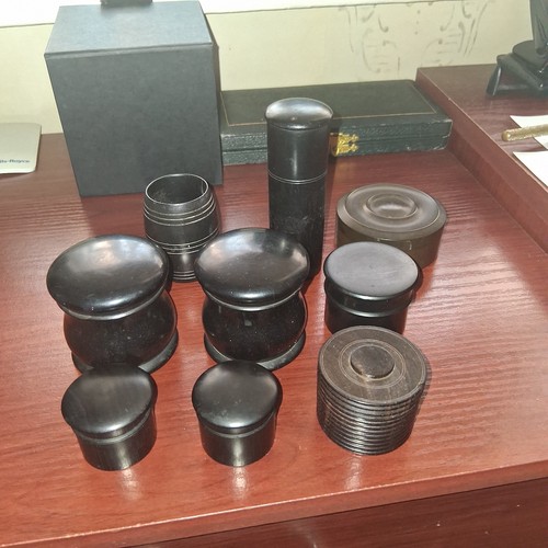 Antique real ebony wood - wood, &